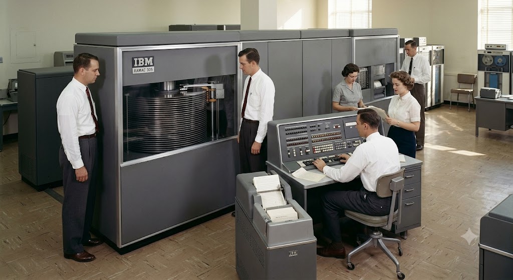Первый жесткий диск IBM RAMAC