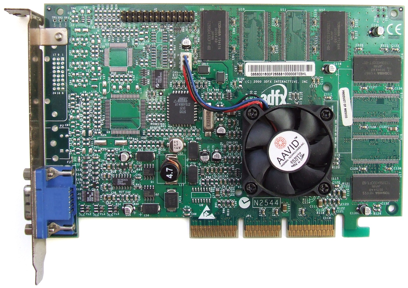 Видеокарта 3dfx Voodoo4 4500 на одном чипе VSA-100
