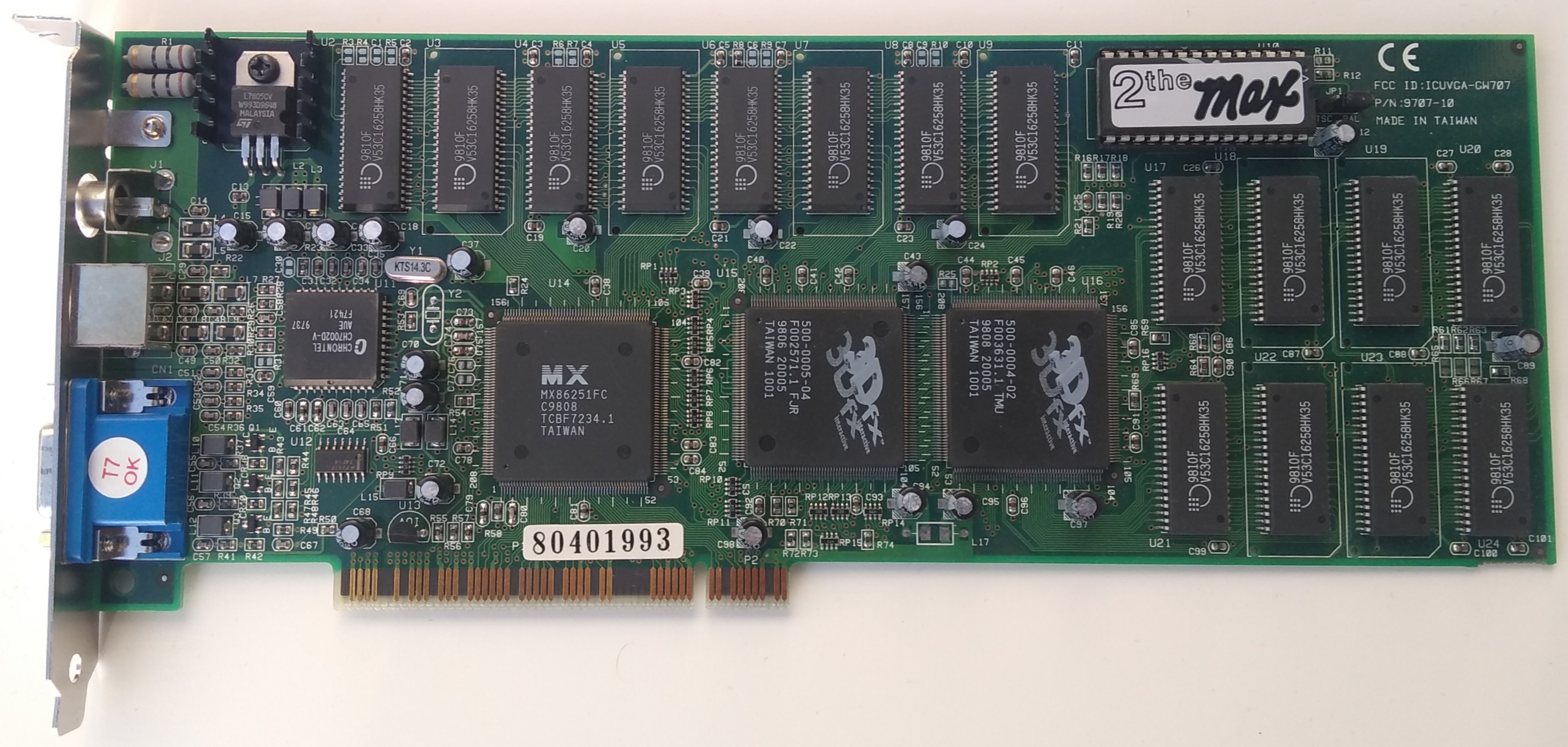 Видеокарта 2theMAX 3dfx Voodoo Rush
